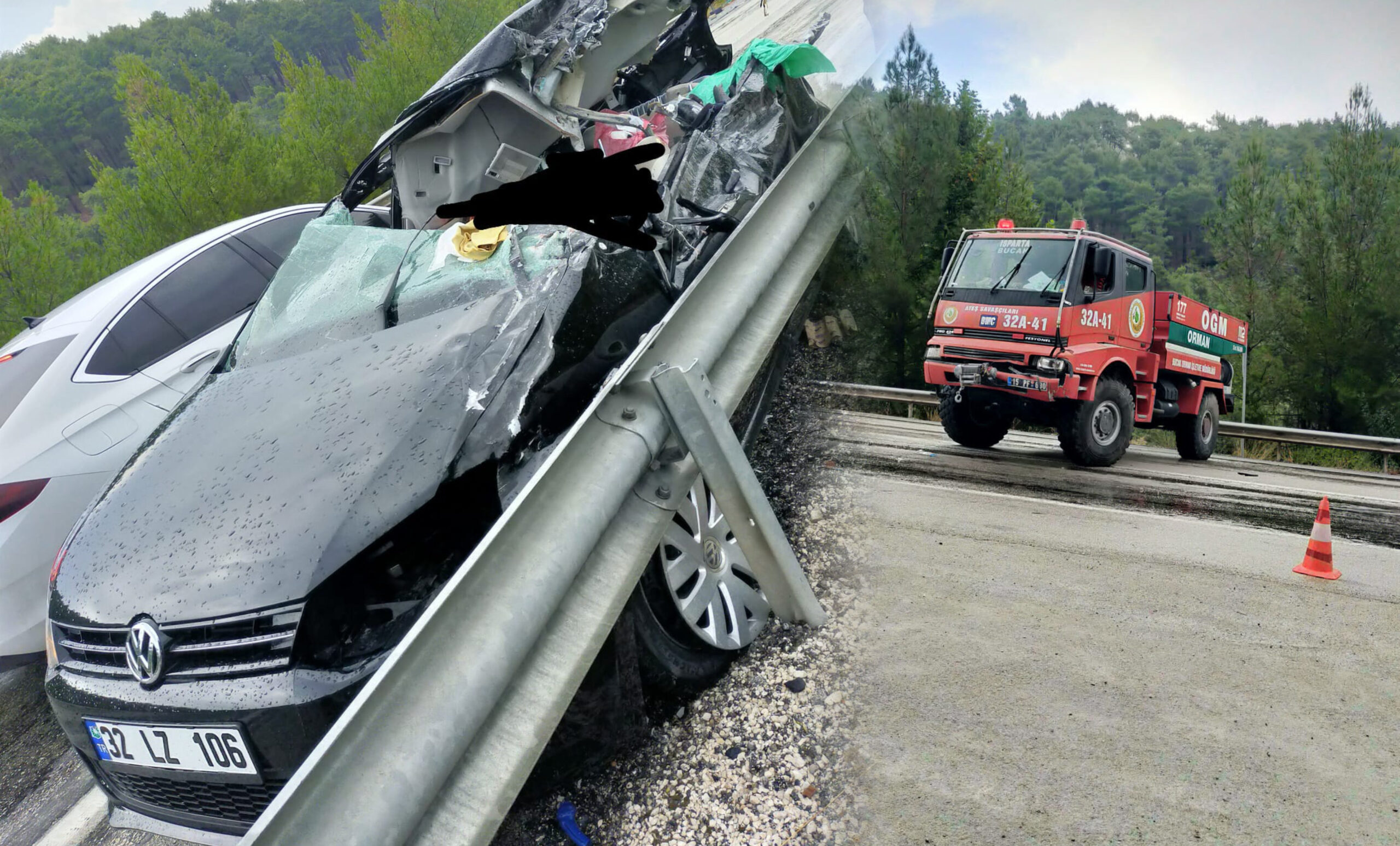 Isparta Antalya yolu üzerinde