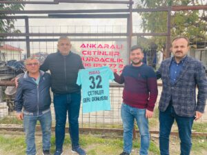 Ankaralı Çetinler’den Isparta 32 Spor’a Maddi Destek