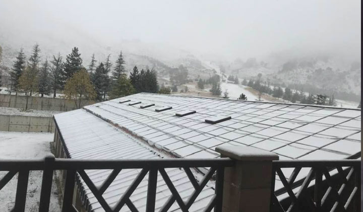 Isparta’da Davraz Kayak Merkezi’ne