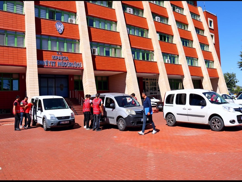 Isparta’da 11 ayrı hırsızlık