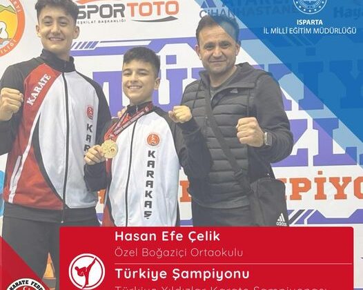 Türkiye Şampiyonu Oldu.