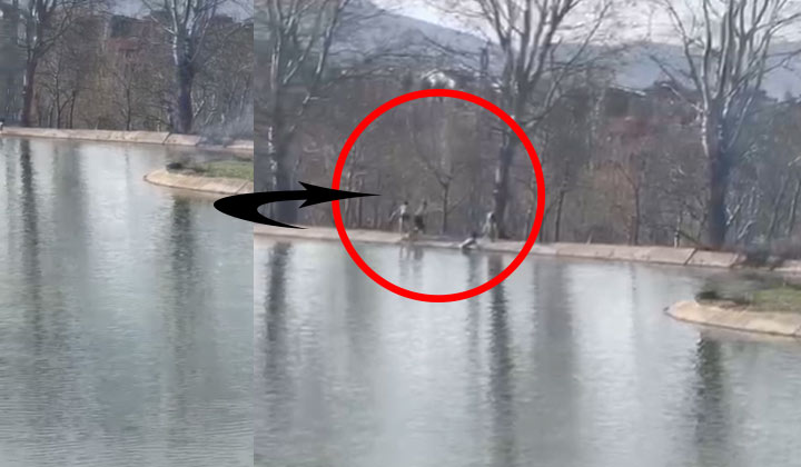 Isparta’da çocukların tehlikeli oyunu