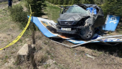 Isparta’da feci kazada sürücü hayatını kaybetti