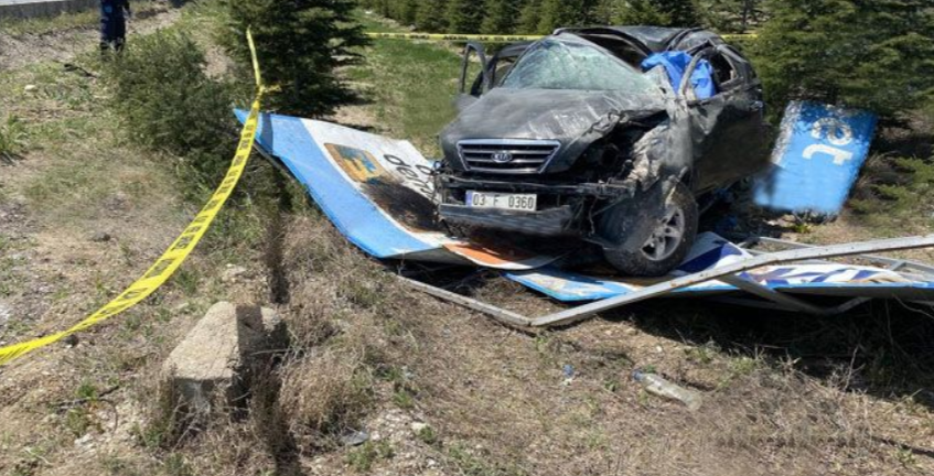 Isparta’da feci kazada sürücü hayatını kaybetti