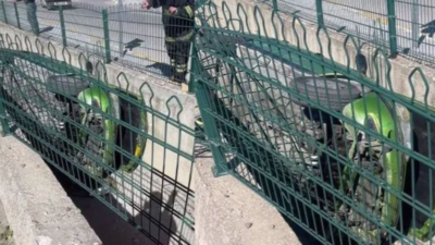 Isparta’da kontrolden çıkan otomobil kanala uçtu