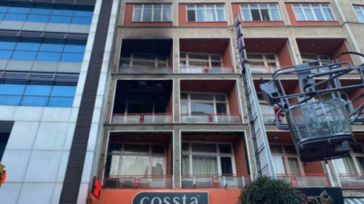 Isparta’da Otel Odasında Yangın Paniği