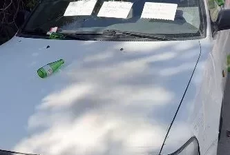 Park Halinde Bulunan Aracı Görenler Şaşkına Döndü