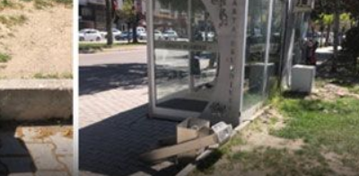 Basın Parkı’na zarar verdiler