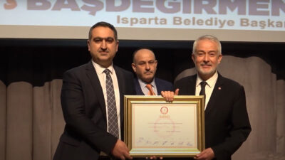 Başdeğirmen Mazbatasını Aldı. Dualarla Makamına Oturdu