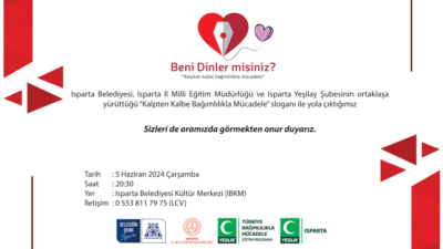 Isparta’da Bağımlılıkla Savaşan Mektuplar: ‘Beni Dinler Misiniz?’ Projesi