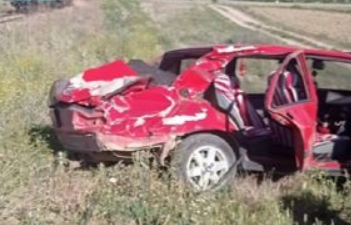 Isparta’da yük treni otomobile çarptı