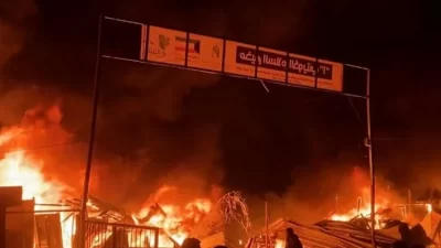 İsrail Refah Çadırını Yeniden Bombaladı: 21 Kişi Hayatını Kaybetti