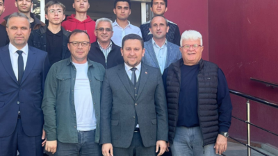 Hakem ve gözlemcilerden İl Genel Meclis Başkanı Ertuğrul’a ziyaret