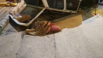 Isparta’da Trafik Kazası: Deregümü’nde Takla Attı