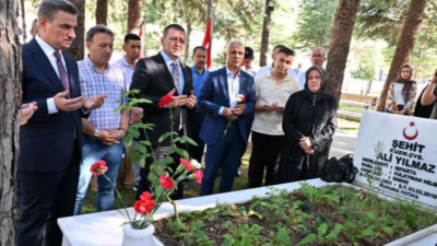 Kurban Bayramı Arifesinde Aziz Şehitlerimiz Anıldı