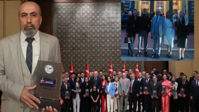 Isparta’lı İş İnsanı Vasfi Baran’a Cumhurbaşkanlığı’nda ödül