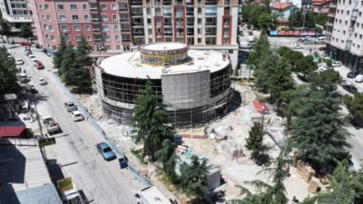 Bebek ve Çocuk Kütüphanesi’nde inşaat çalışmaları sürüyor