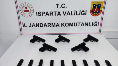 Isparta İl Jandarma Komutanlığı’ndan Silah Kaçakçılığı Operasyonu