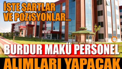 MAKÜ’de Personel Alımı Yapılacak İşte Pozisyonlar ve Şartlar