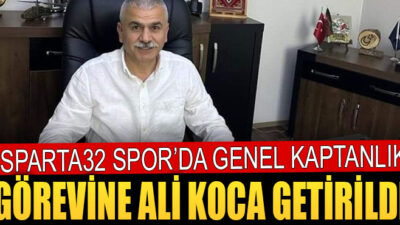 Isparta32spor’da Genel Kaptanlık Görevine Ali Koca Getirildi