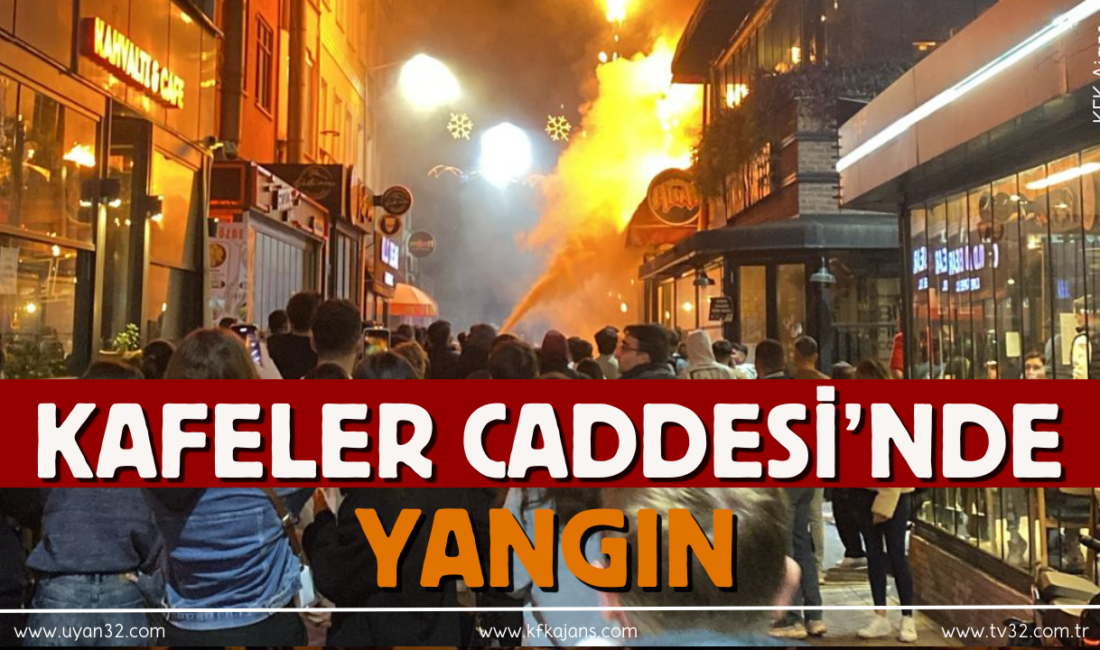 Isparta Kafeler caddesinde meydana