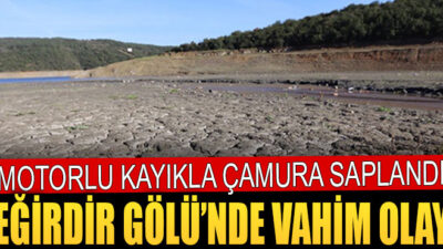 Eğirdir Gölü’nde su seviyesinin azalması,