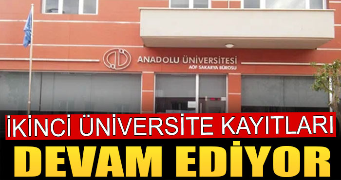 Anadolu Üniversitesi Sınavsız İkinci Üniversite Kayıtları Devam Ediyor