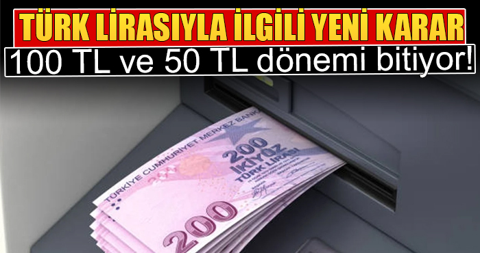 Türk lirasıyla ilgili önemli karar!