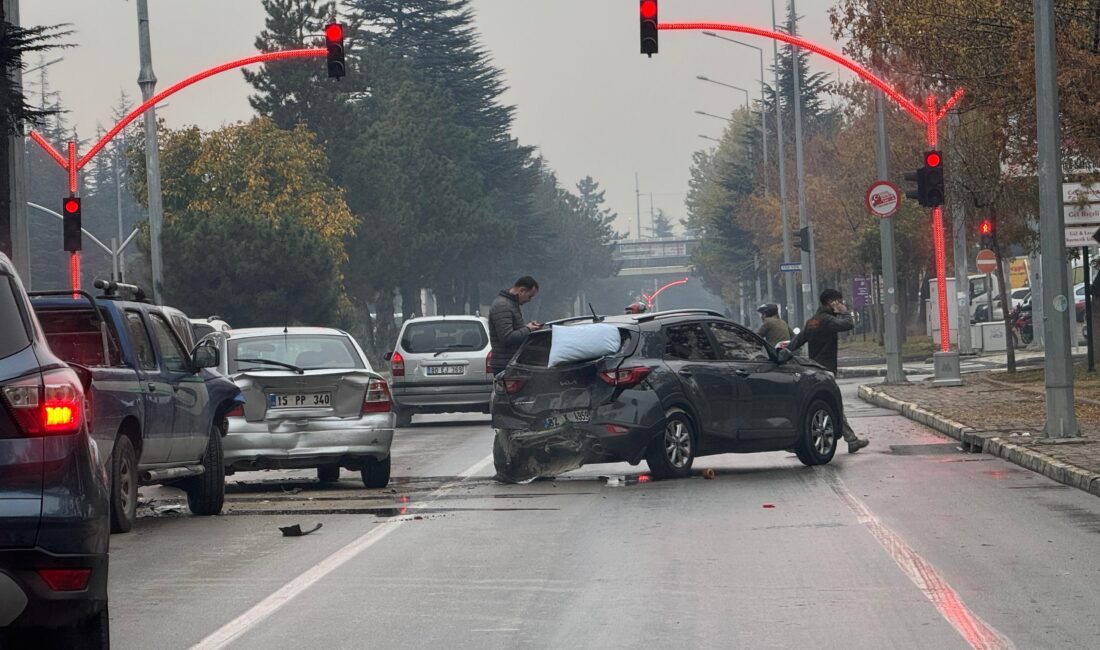 Isparta Toptancılar Kavşağı’nda meydana