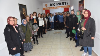 AK Parti Eğirdir İlçe Teşkilatından Kadın Kollarına Güçlü Destek