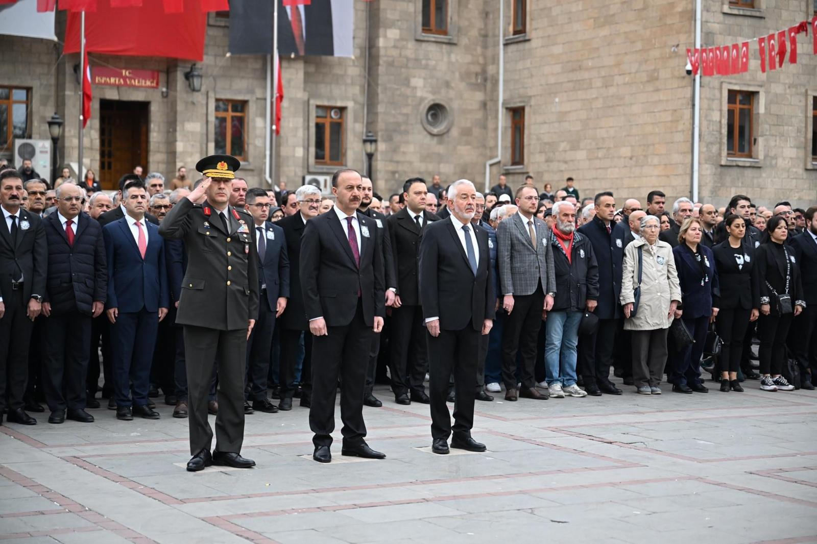 Atatürk, 86. Ölüm Yıldönümünde Isparta’da Anıldı