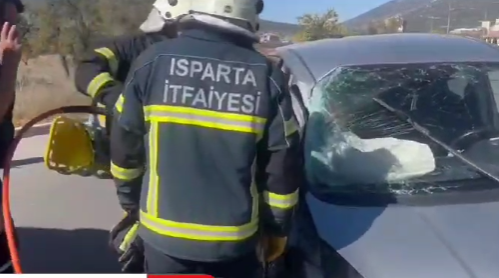 Isparta’da Kaza: Ekipler Hızla Olay Yerinde