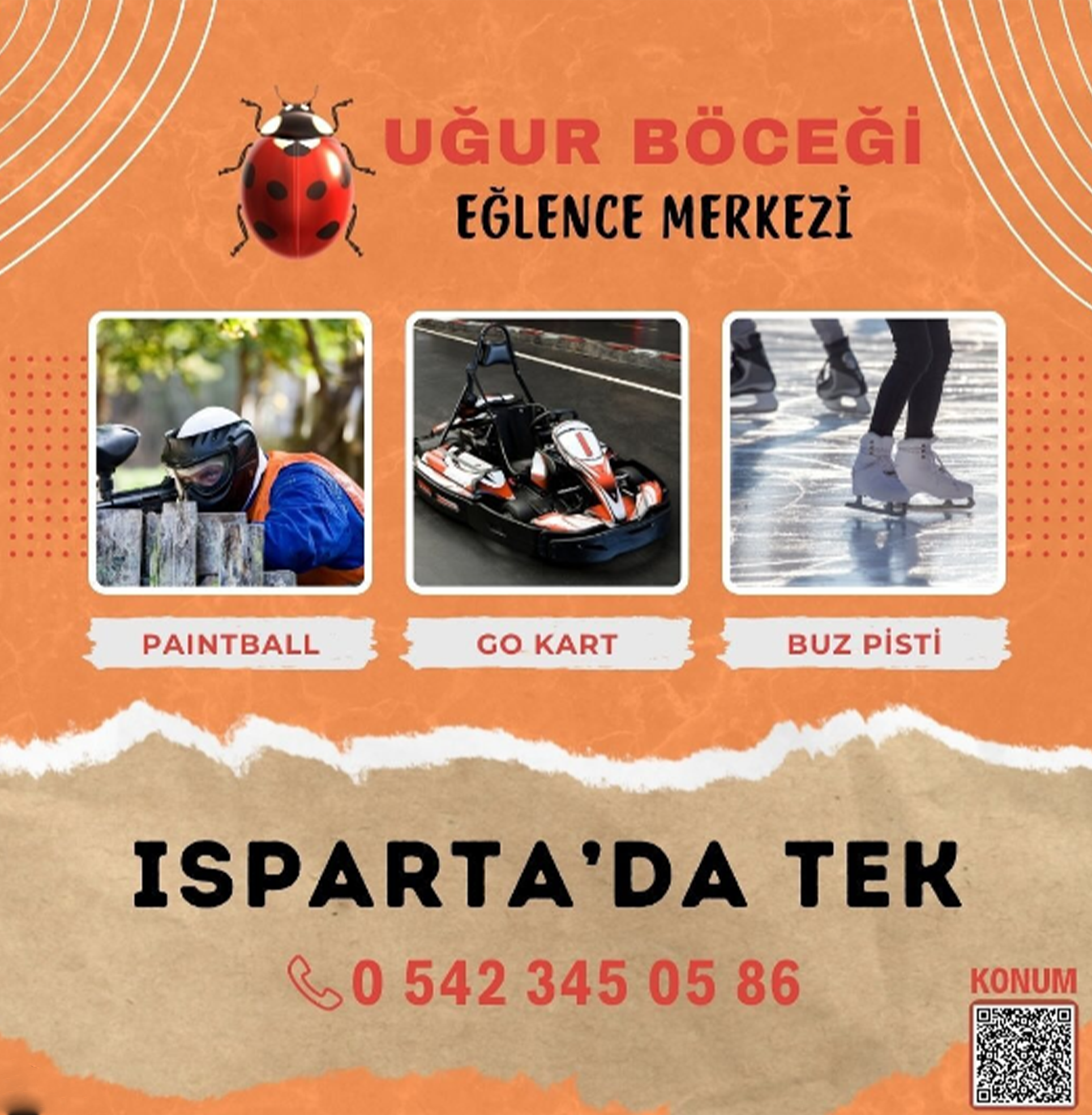 Uğur Böceği Eğlence Merkezi Ispartalıların Hizmetinde