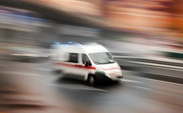 14 Yaşındaki Çocuğun Kullandığı Otomobil Palmiyeye Çarptı