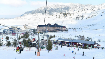 Davraz Kayak Merkezi’nde etkili olan