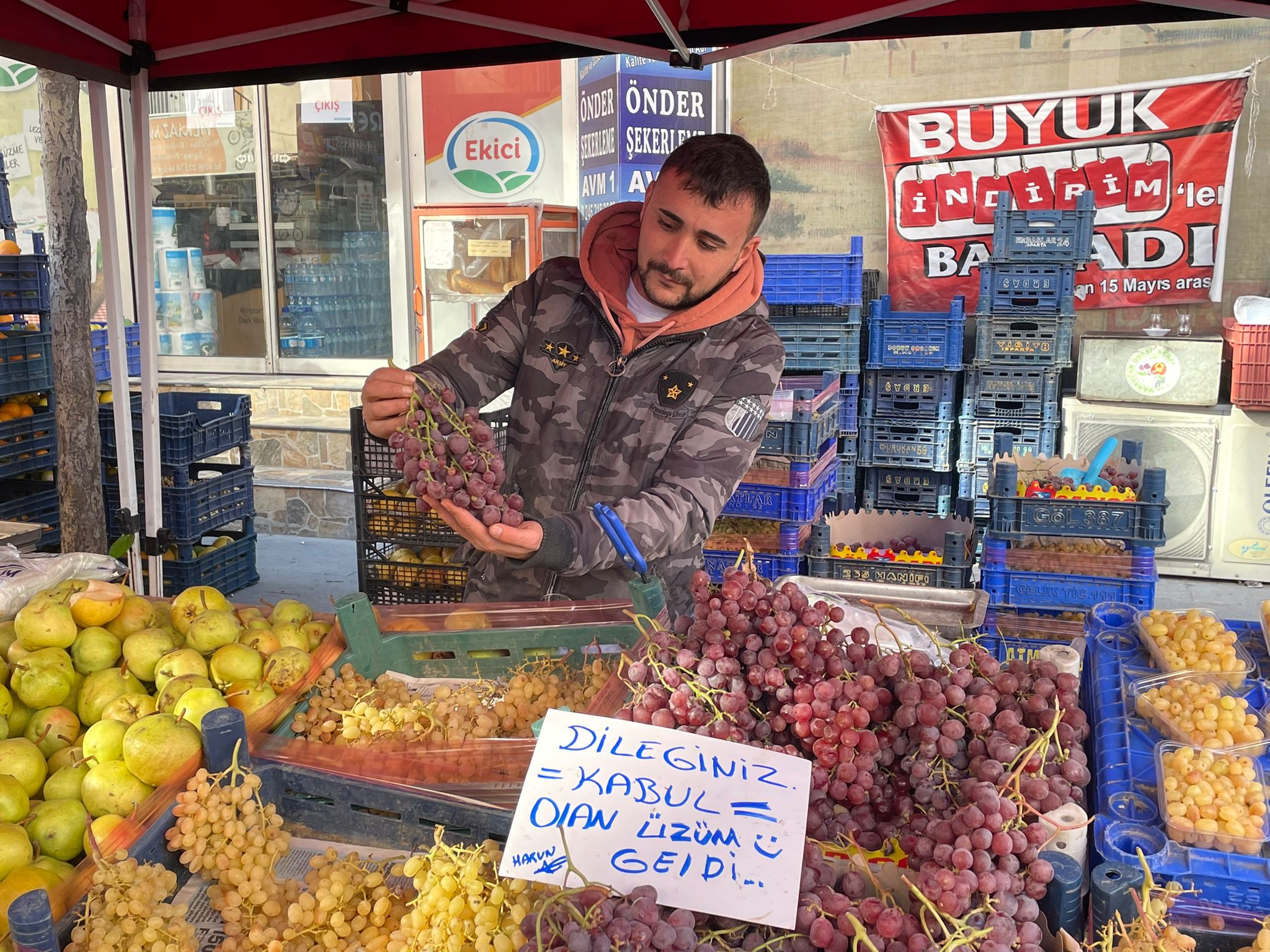 12 üzüm yeme ritüeli Isparta’da satışlara yansıdı