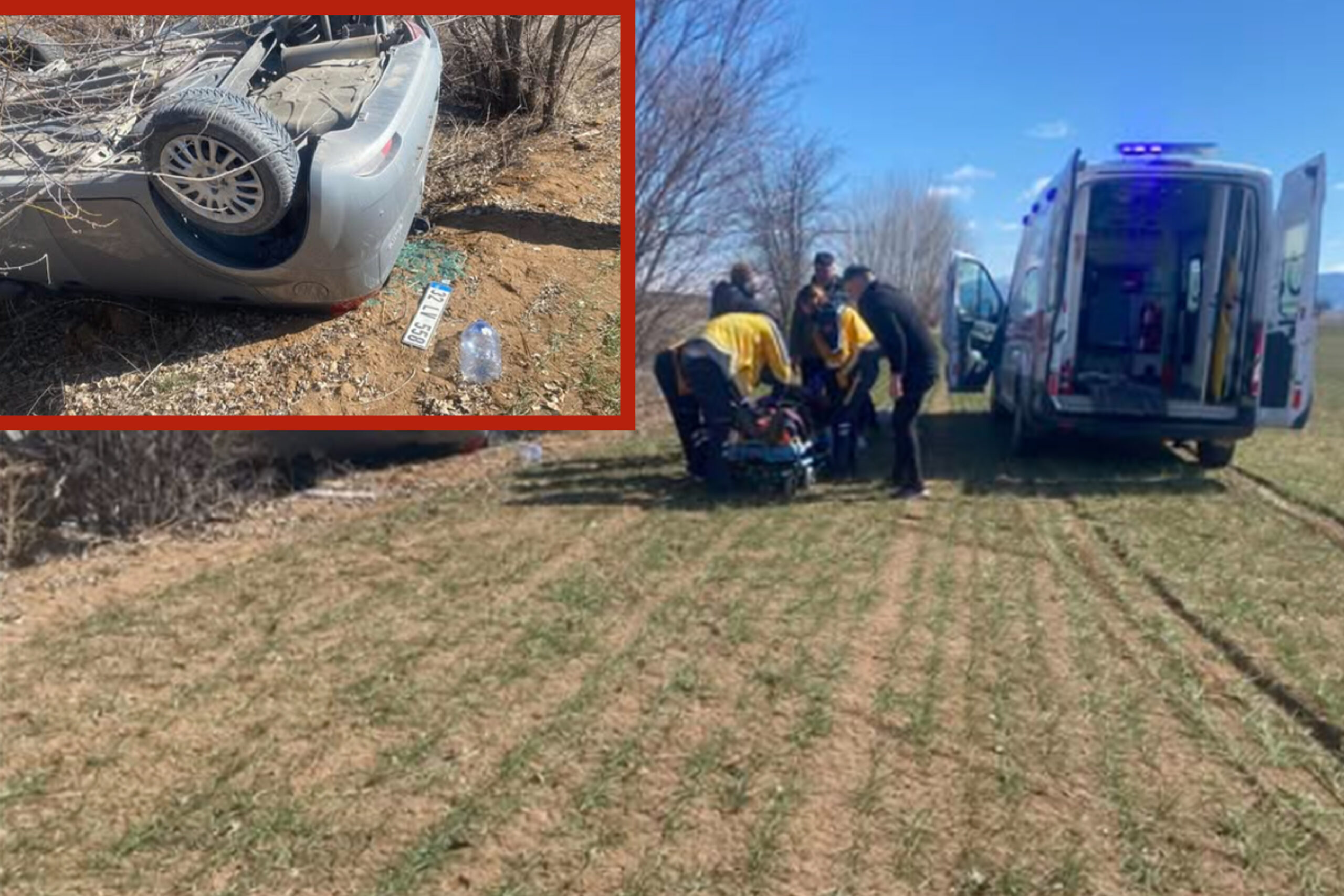 Isparta’da Otomobil Takla Attı: Avukat Ahmet Al Ünal Yaralandı