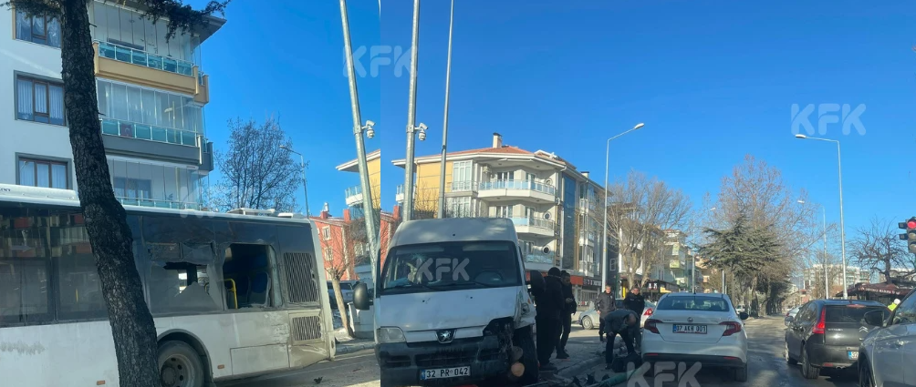 Isparta’da Gölcük yolu üzerinde