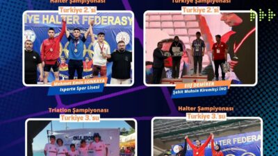 Isparta’ya spor ve zeka oyunlarında Türkiye dereceleri