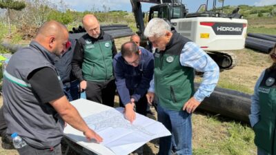 DSİ 18. Bölge Müdürü Osman Erkan, Şarkikaraağaç’taki Yatırımları İnceledi