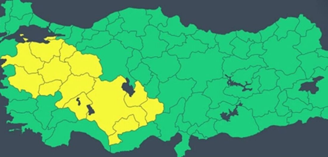 Kuvvetli rüzgar ve sağanak