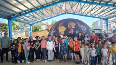 Çarıksaraylar’da NASA Temalı Uzay Çadırı Gençlerle Buluştu