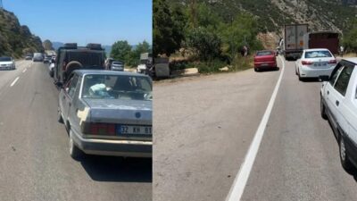 Gelendost Karayolunda Elektrik Direği Ulaşımı Durdurdu