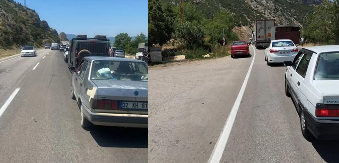 Gelendost Karayolunda Elektrik Direği Ulaşımı Durdurdu