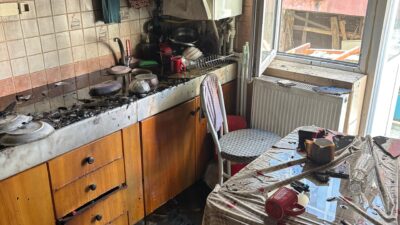 Isparta’da Apartman Dairesinde Yangın Paniği