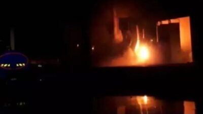 Eğirdir Soğuk Hava Deposunda Korkutan Yangın