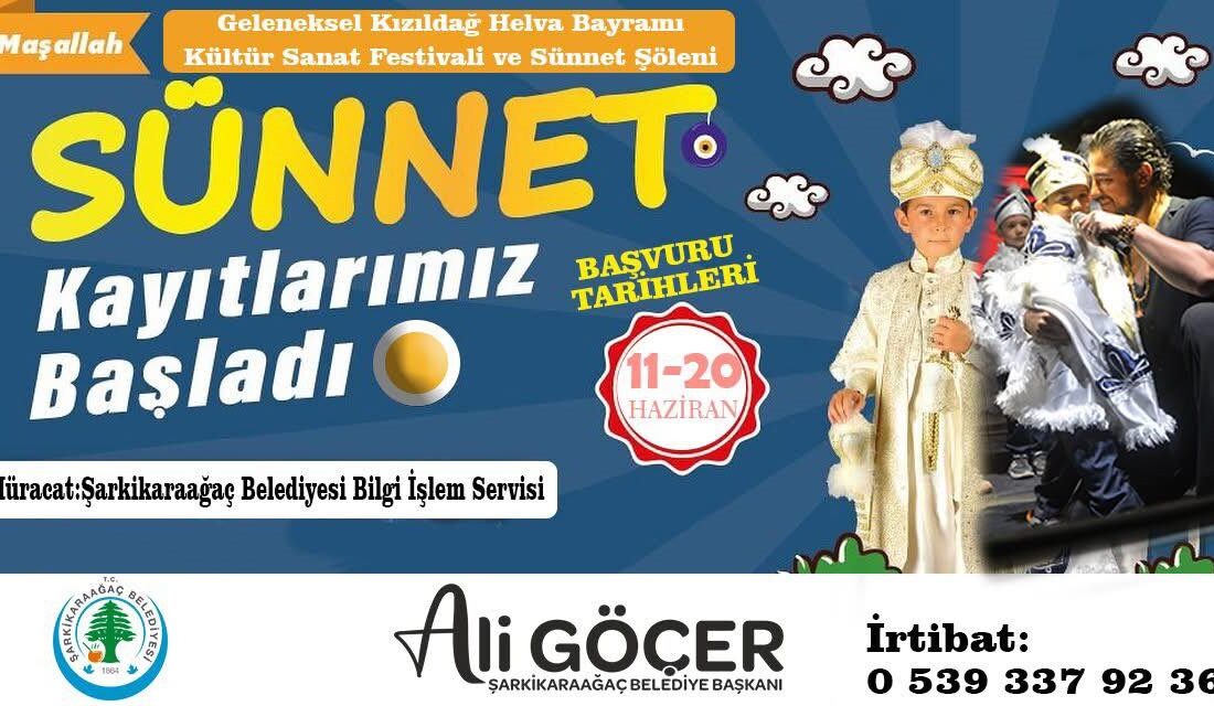 Isparta’nın Şarkikaraağaç ilçesinde her