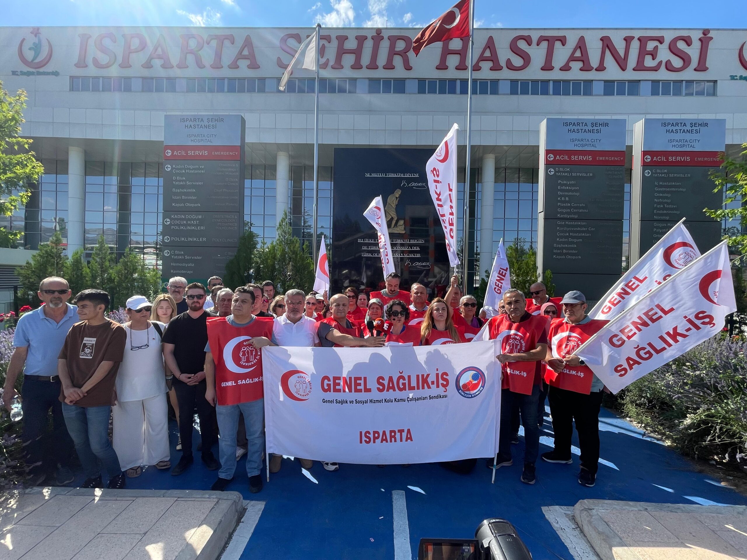 Genel Sağlık-İş’ten Isparta Şehir Hastanesi Yönetimine Liyakatsizlik ve Baskı Tepkisi