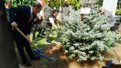 Isparta’da 15 Temmuz Şehitleri Anısına Fidan Dikildi