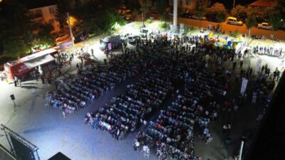 Isparta’da Yaz Akşamı Sineması Etkinliği Yoğun İlgi Gördü
